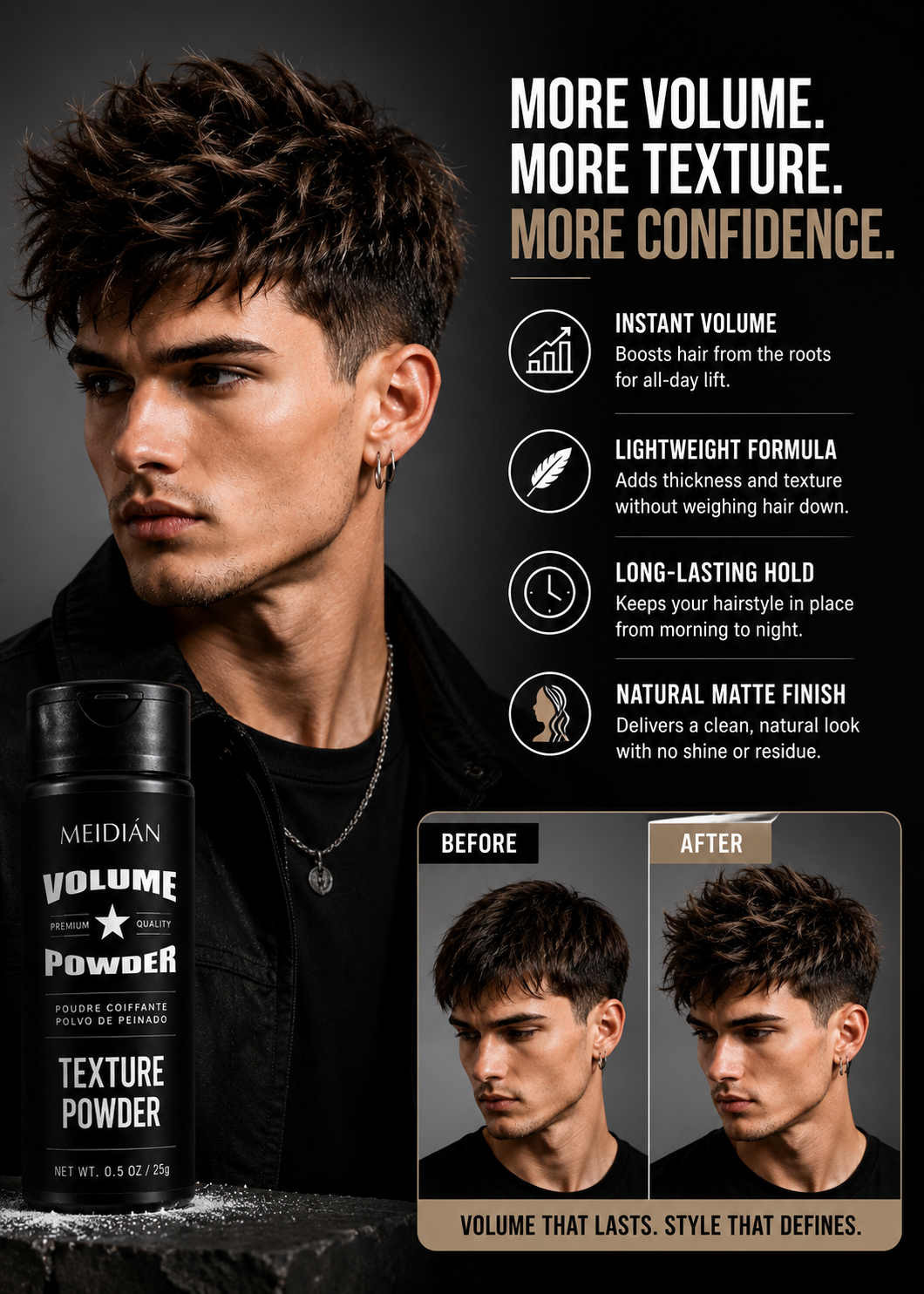 Wardstone™ Texture Powder | Instant Volume & Matte Finish